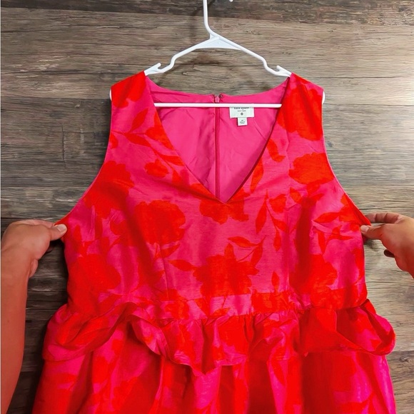 Kate Spade New York Target Collab Vibrant Pink Midi Dress - Picture 3 of 10